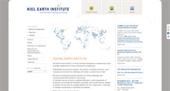 Desktop Screenshot of kiel-earth-institute.de