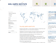 Tablet Screenshot of kiel-earth-institute.de